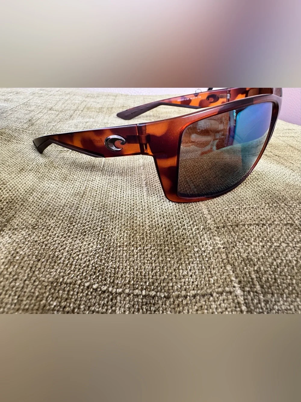Costa Reefton 06S9007 Tortoise Frame Sunglasses Green Polarized Mirror Lenses